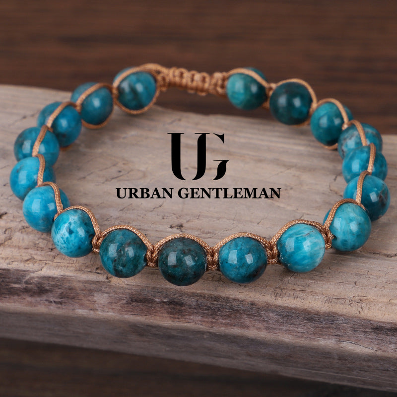 Bracelet Pierres Turquoise - UrbanGentleman.tn