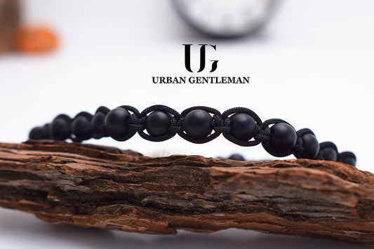 Bracelet Signature Black Cord Steel