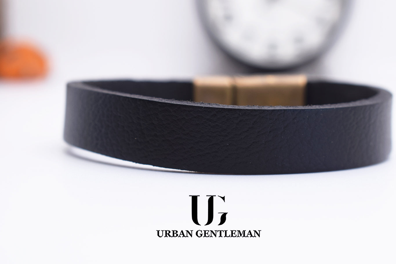 Bracelet Signature Stone &amp; Leather Earthline