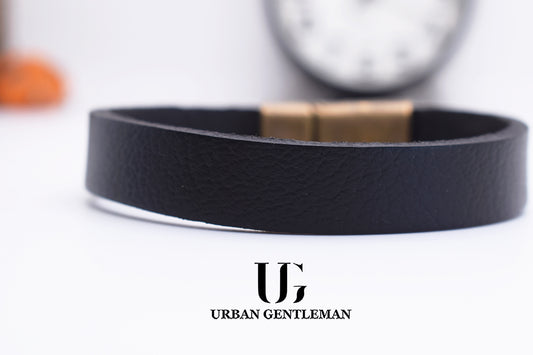 Bracelet Signature Stone &amp; Leather Earthline