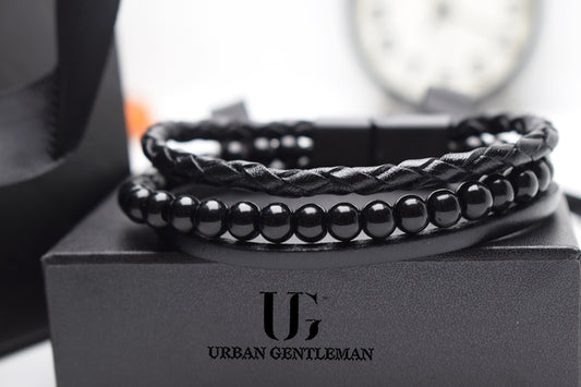 Bracelets Set Signature Black Elite