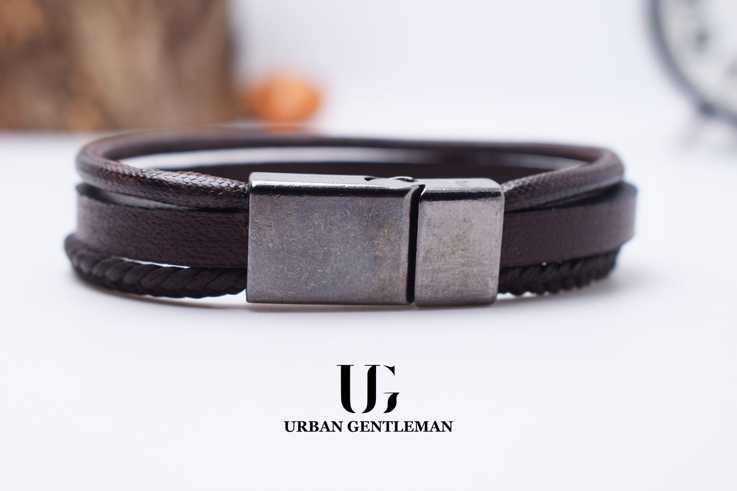 Brown Crafted Elegance - UrbanGentleman.tn